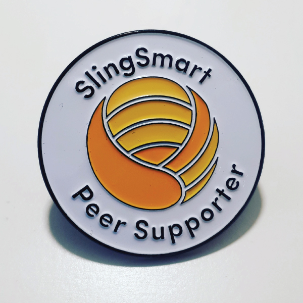 Peer Supporter Enamel Badge